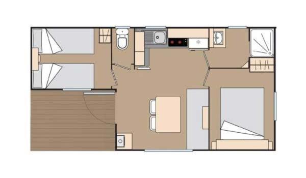Gasthaus Camping Fontaine Du Roc Devillac Zimmer foto